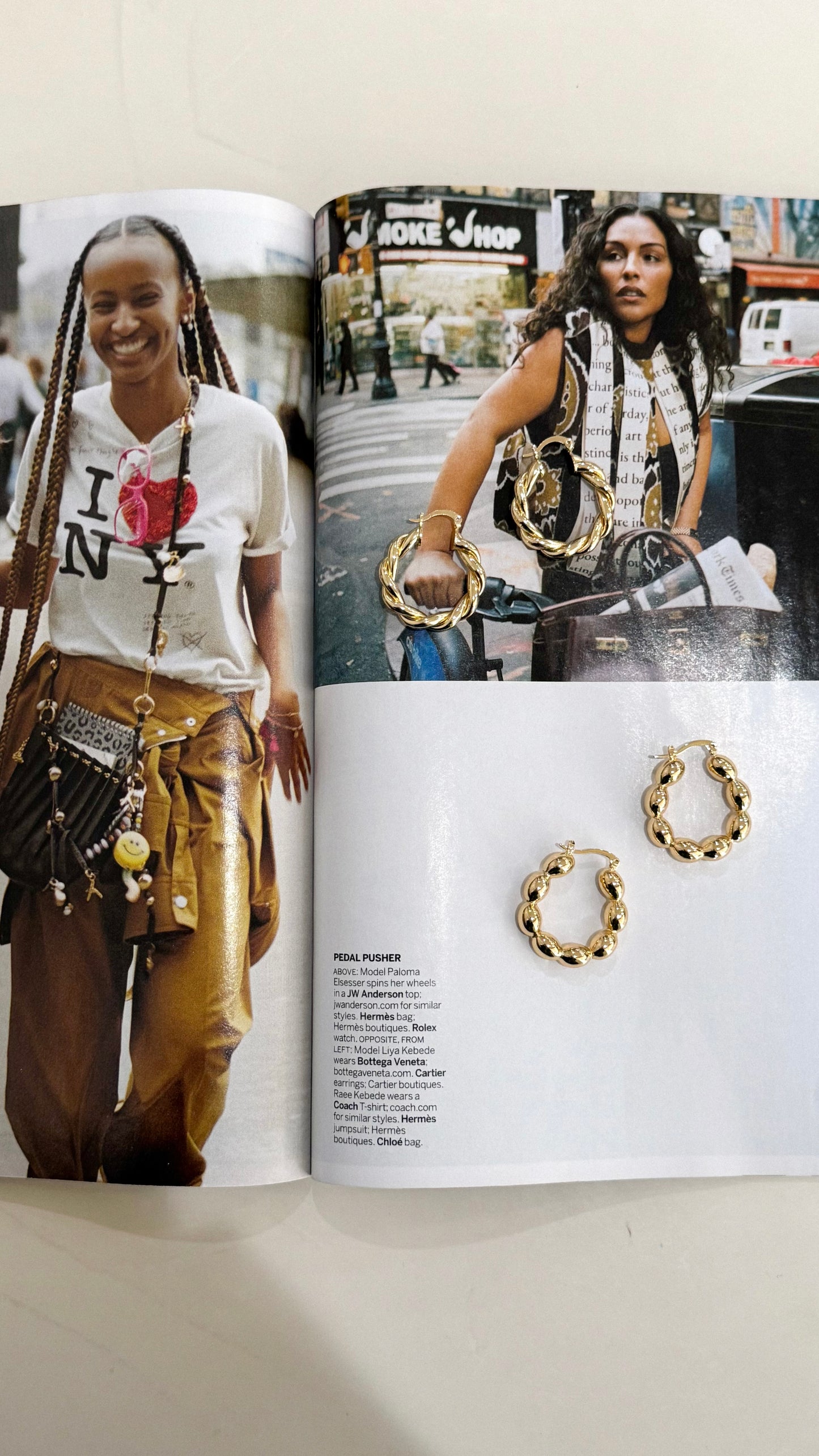 Lucero Beaded Hoop Earrings