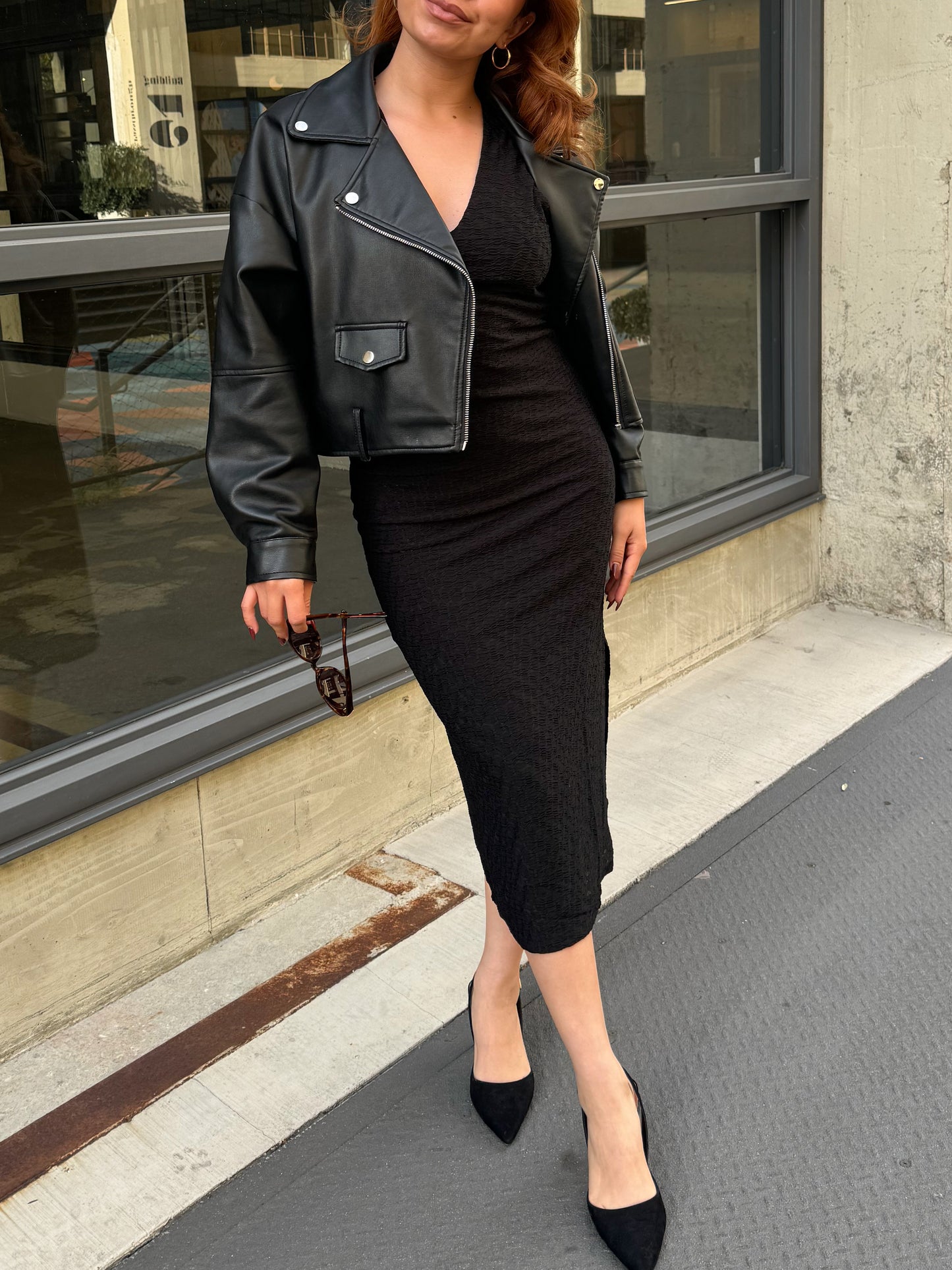 No Fuss V Neck Maxi Dress
