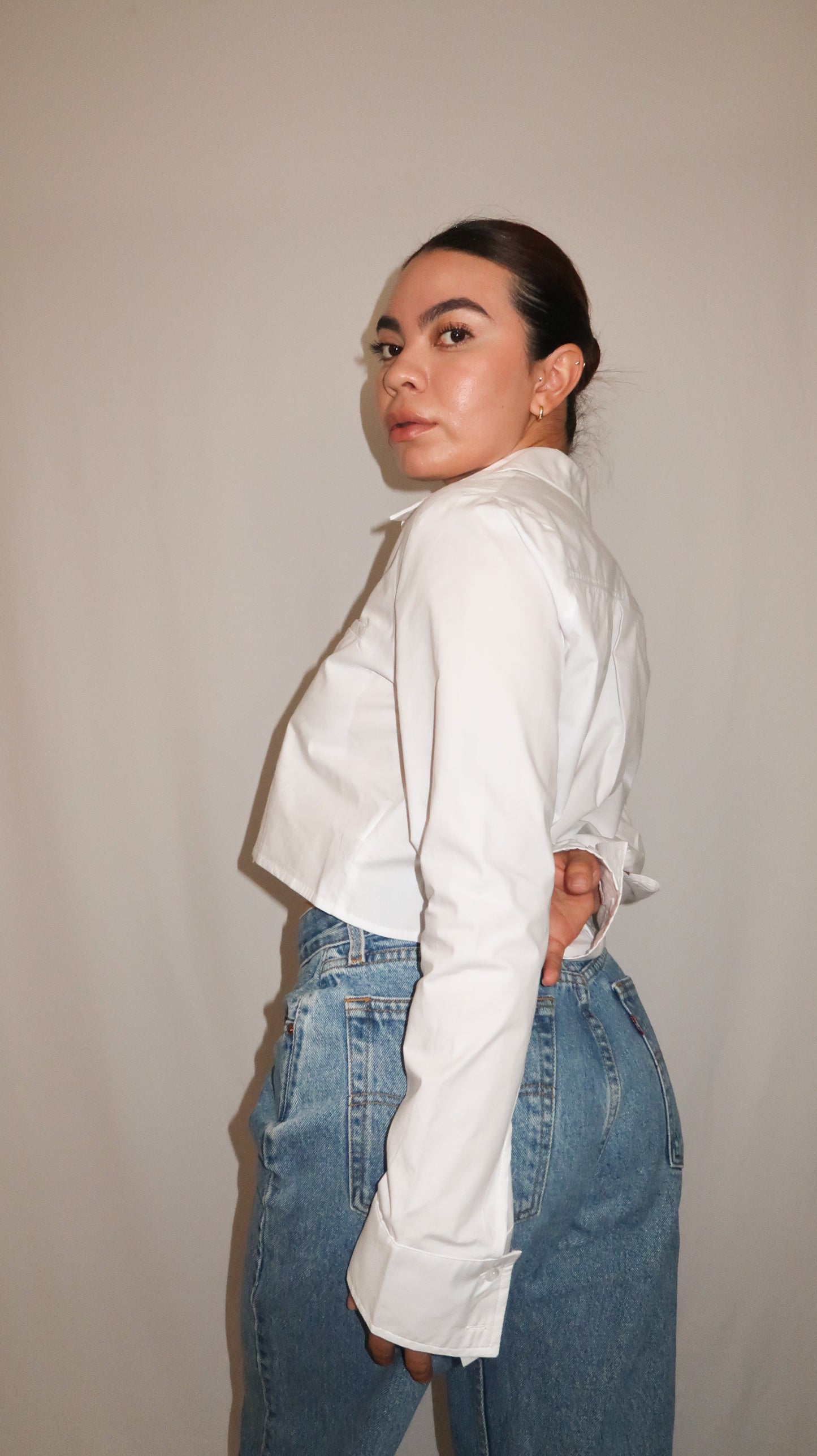 Honeybus Cropped Shirt