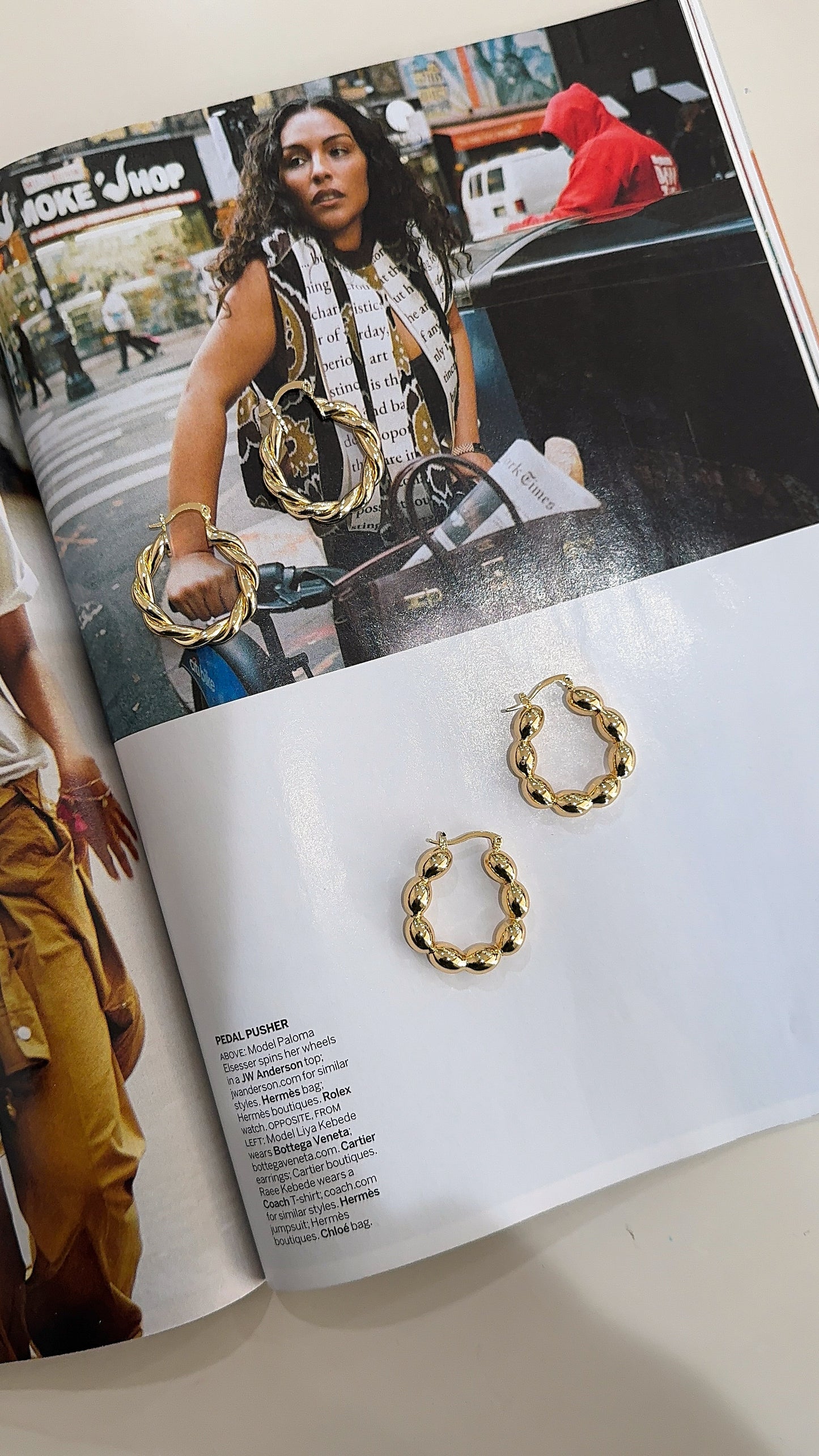 Twisted Hoop Earrings