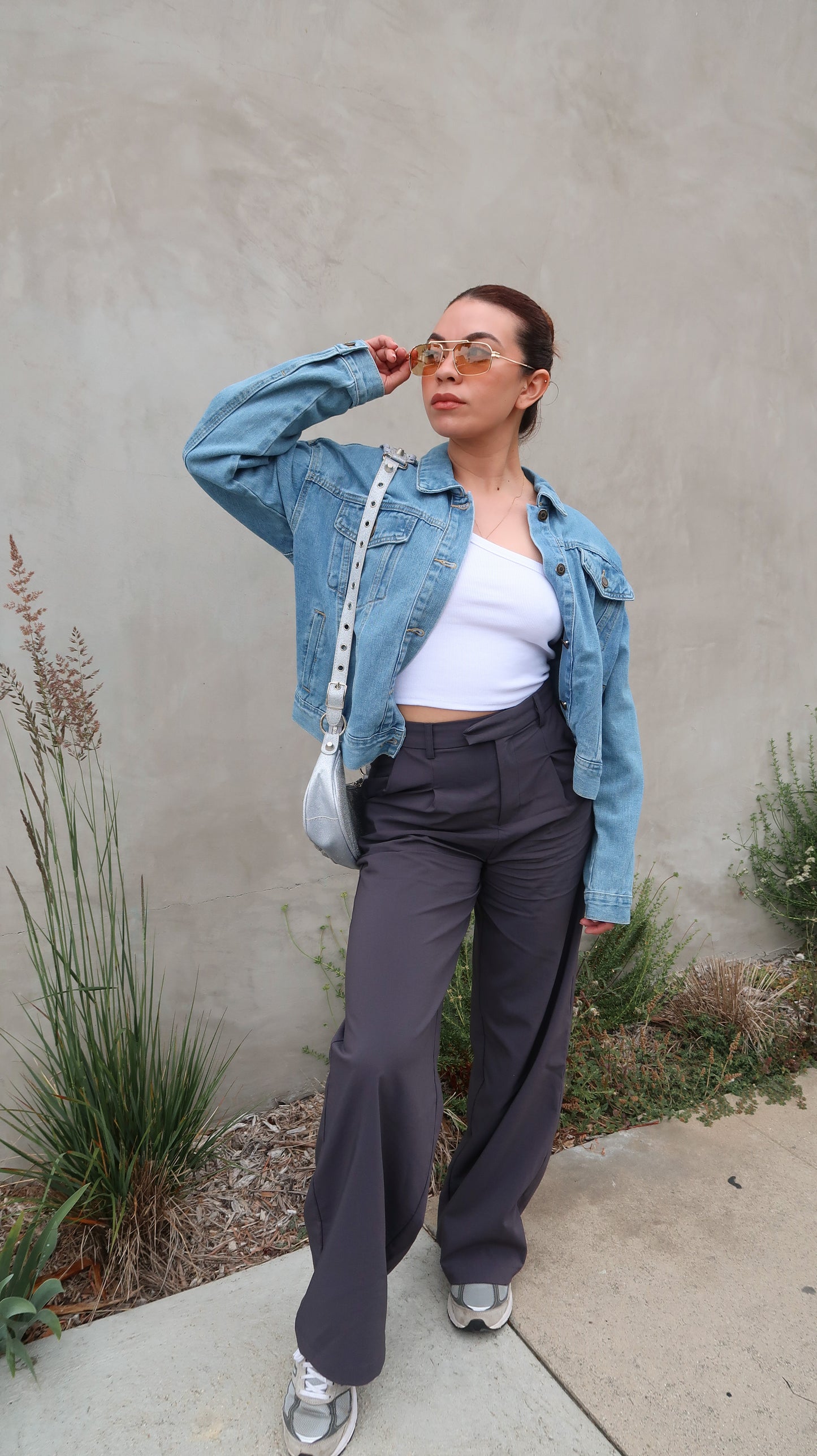 Love and Peace Denim Jacket