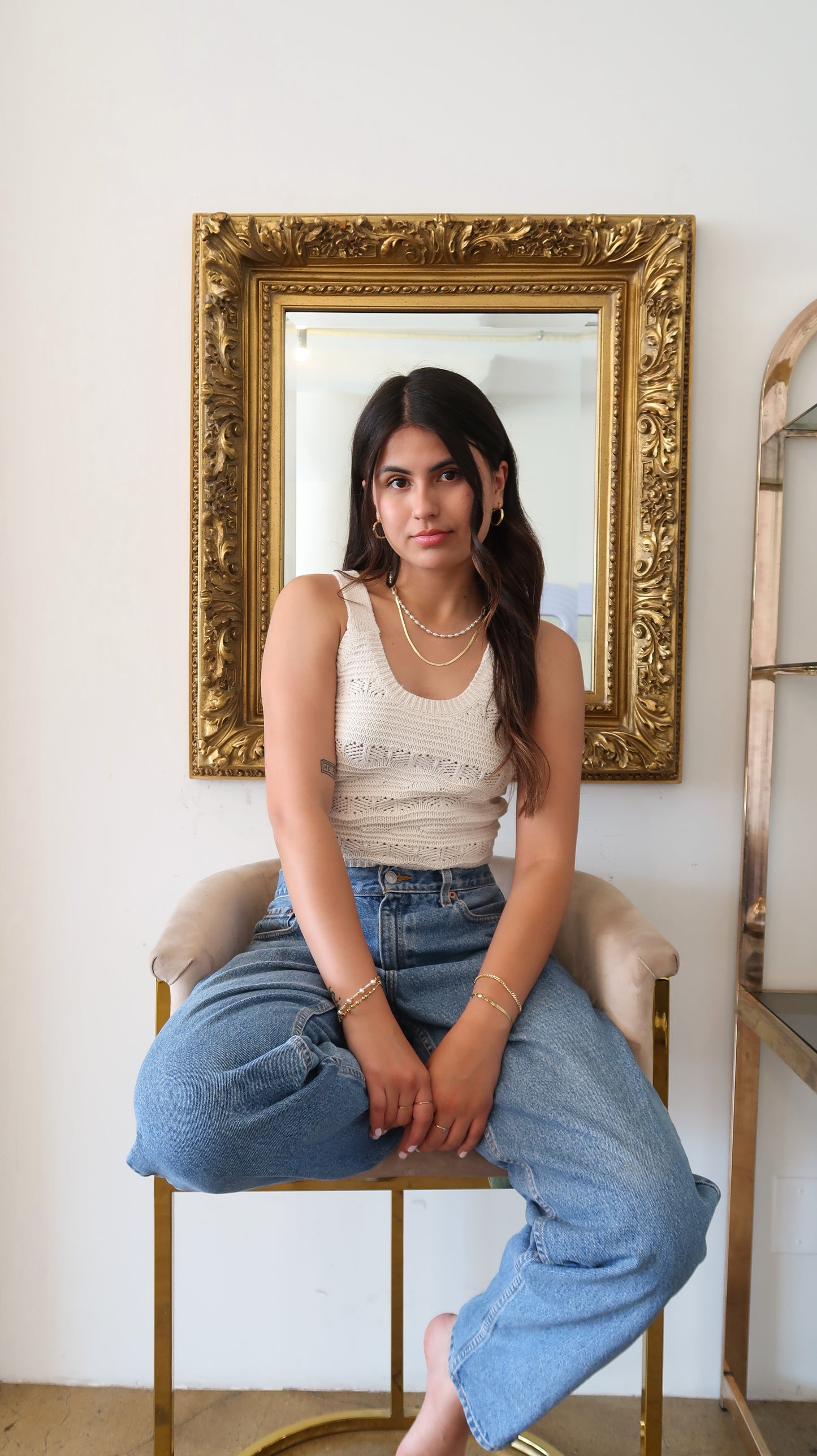 Wine Time Textured Sweater Crop Top