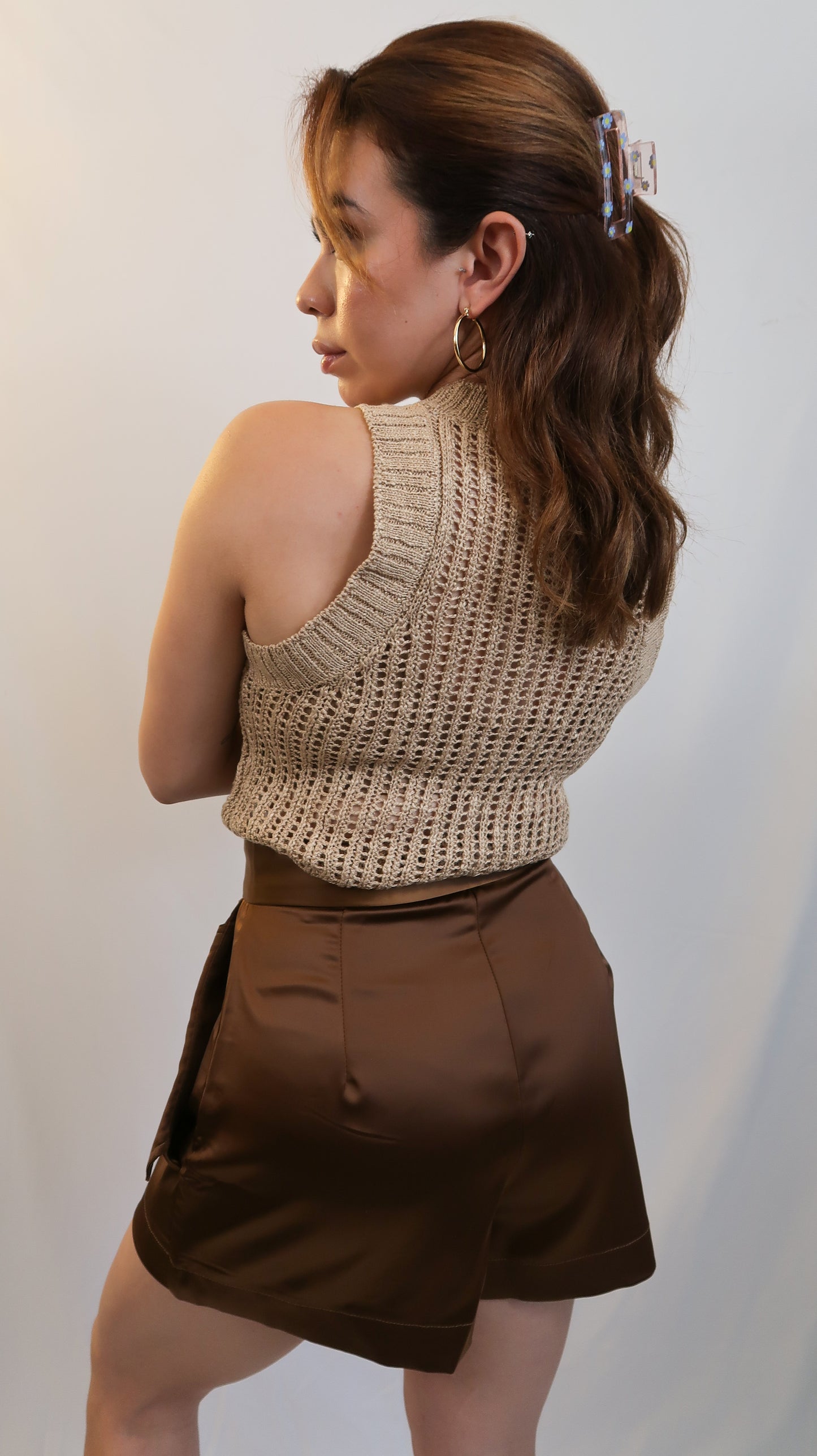 Kona Coffee Sweater Tank Top