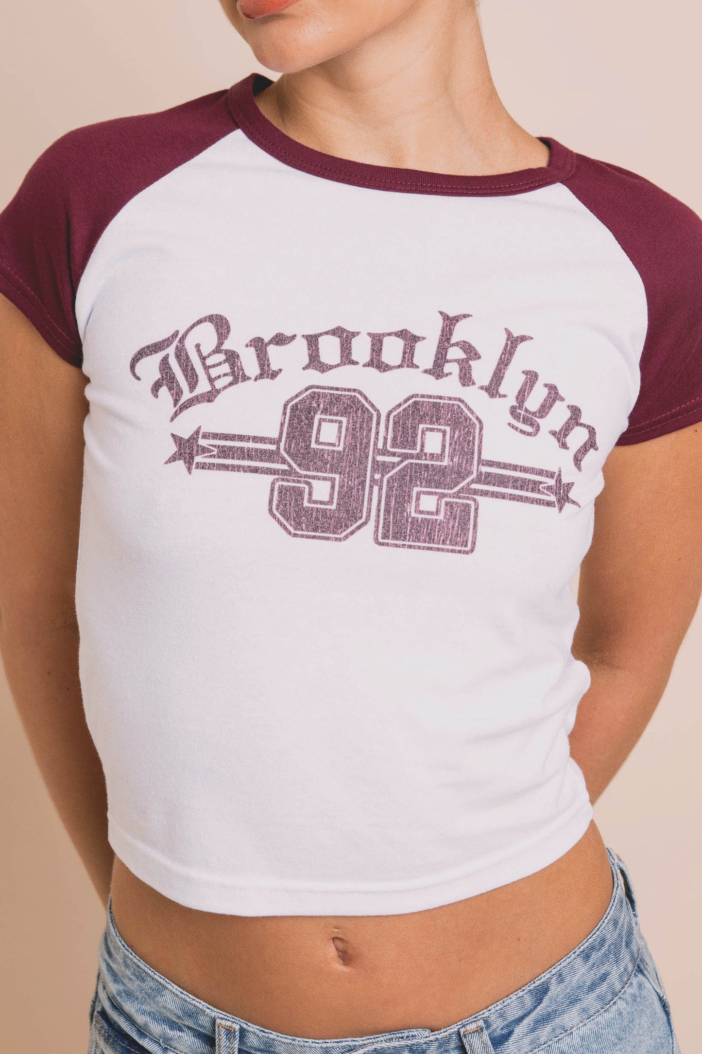 Brooklyn Raglan Baby Tee
