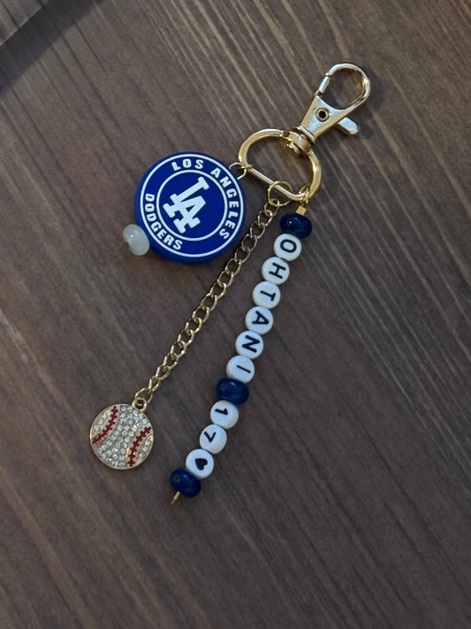 Dodger Player Bag Charms
