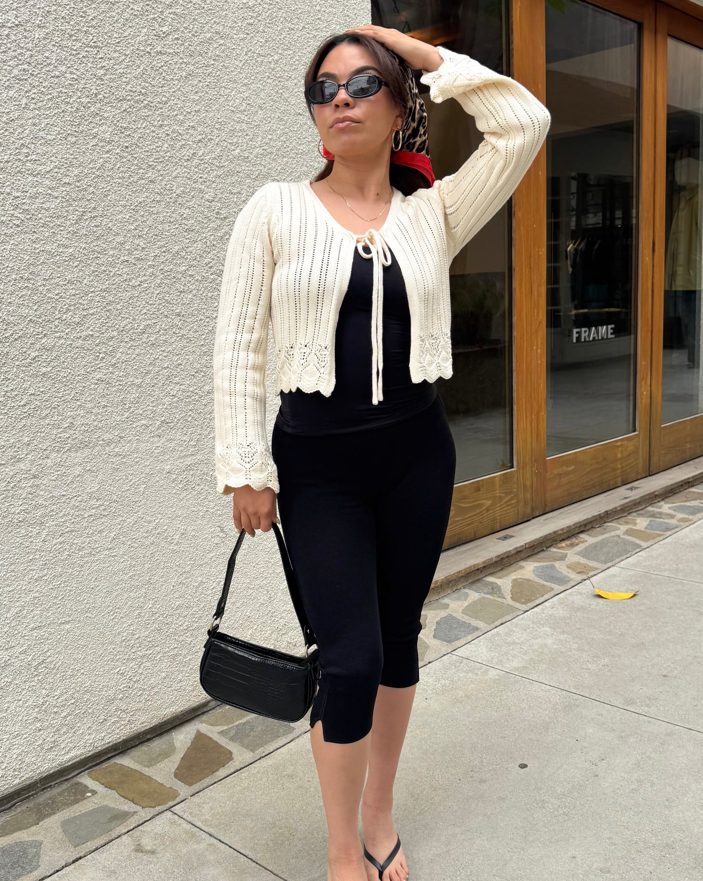 Chamomile Front Tie Cardigan