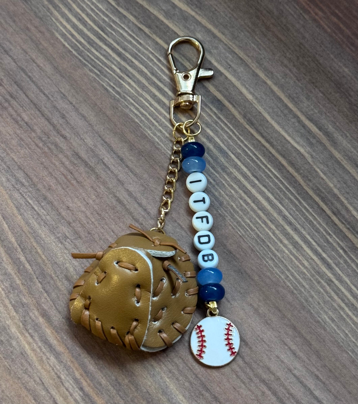 MLB Los Angeles Dodger Keychain Charms