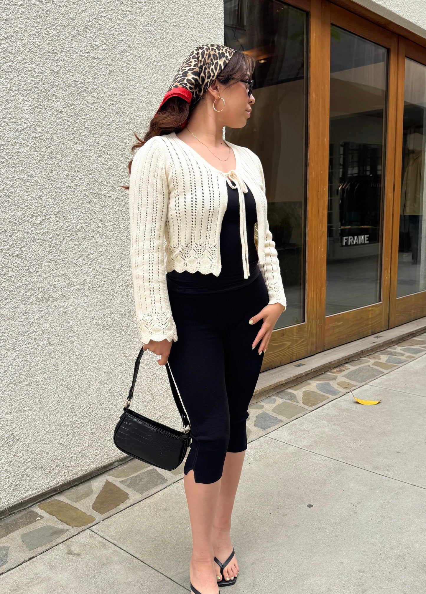 Chamomile Front Tie Cardigan