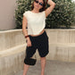 On My Mind Ruched Shoulder Tank