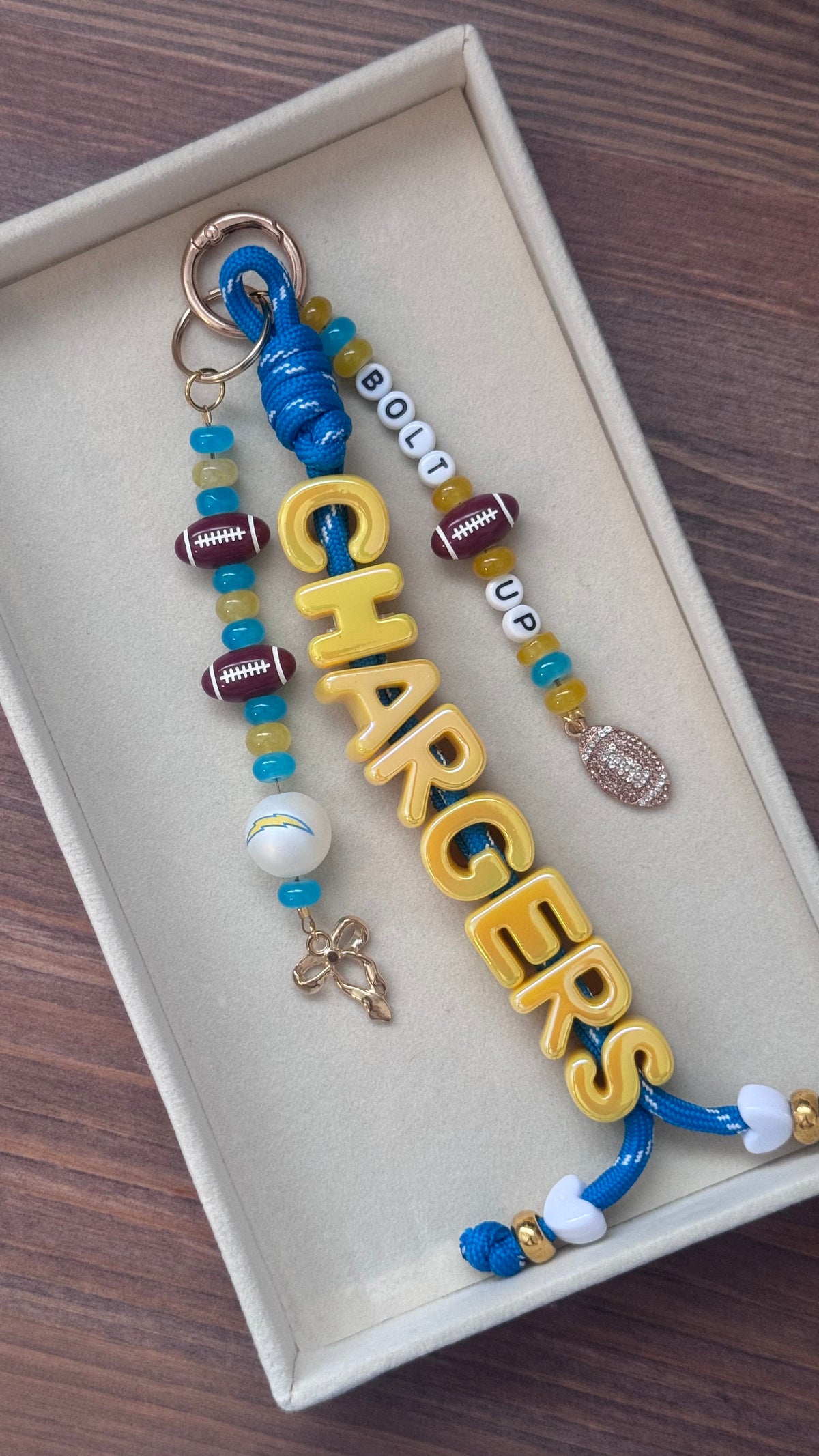 Los Angeles Chargers Bag Charms