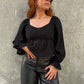 No Fuss Peplum Top
