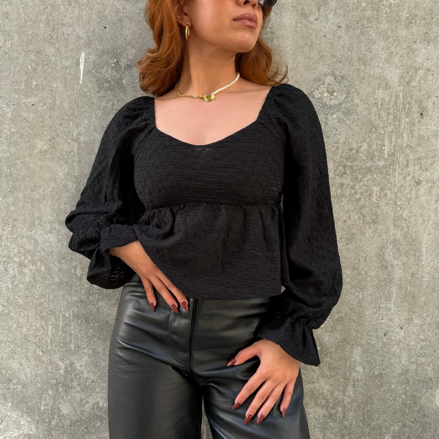 No Fuss Peplum Top