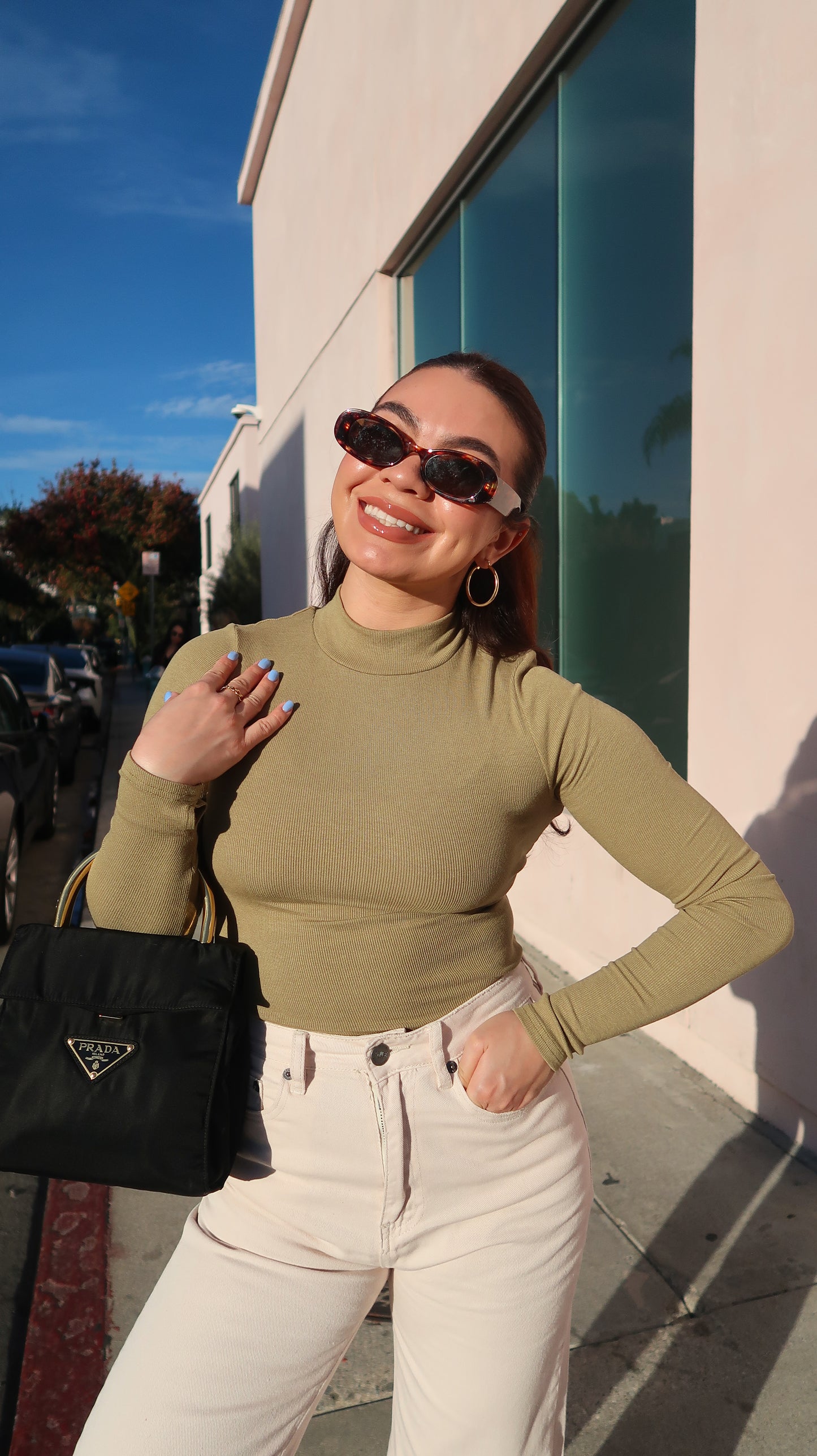 Ronan Mock Neck Knit Top