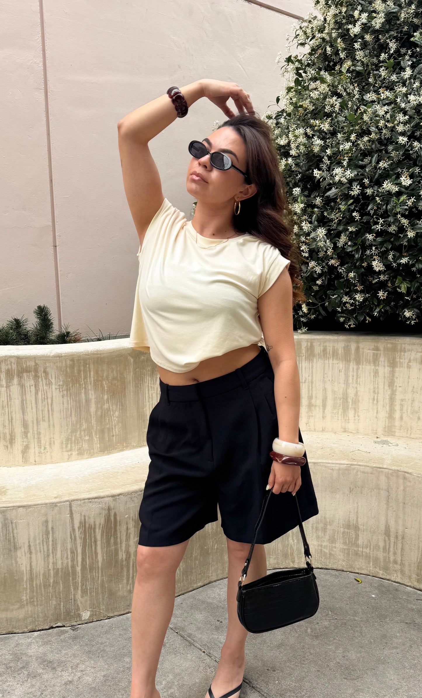 On My Mind Ruched Shoulder Tank