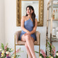 Beloved Pointelle Halter Mini Dress