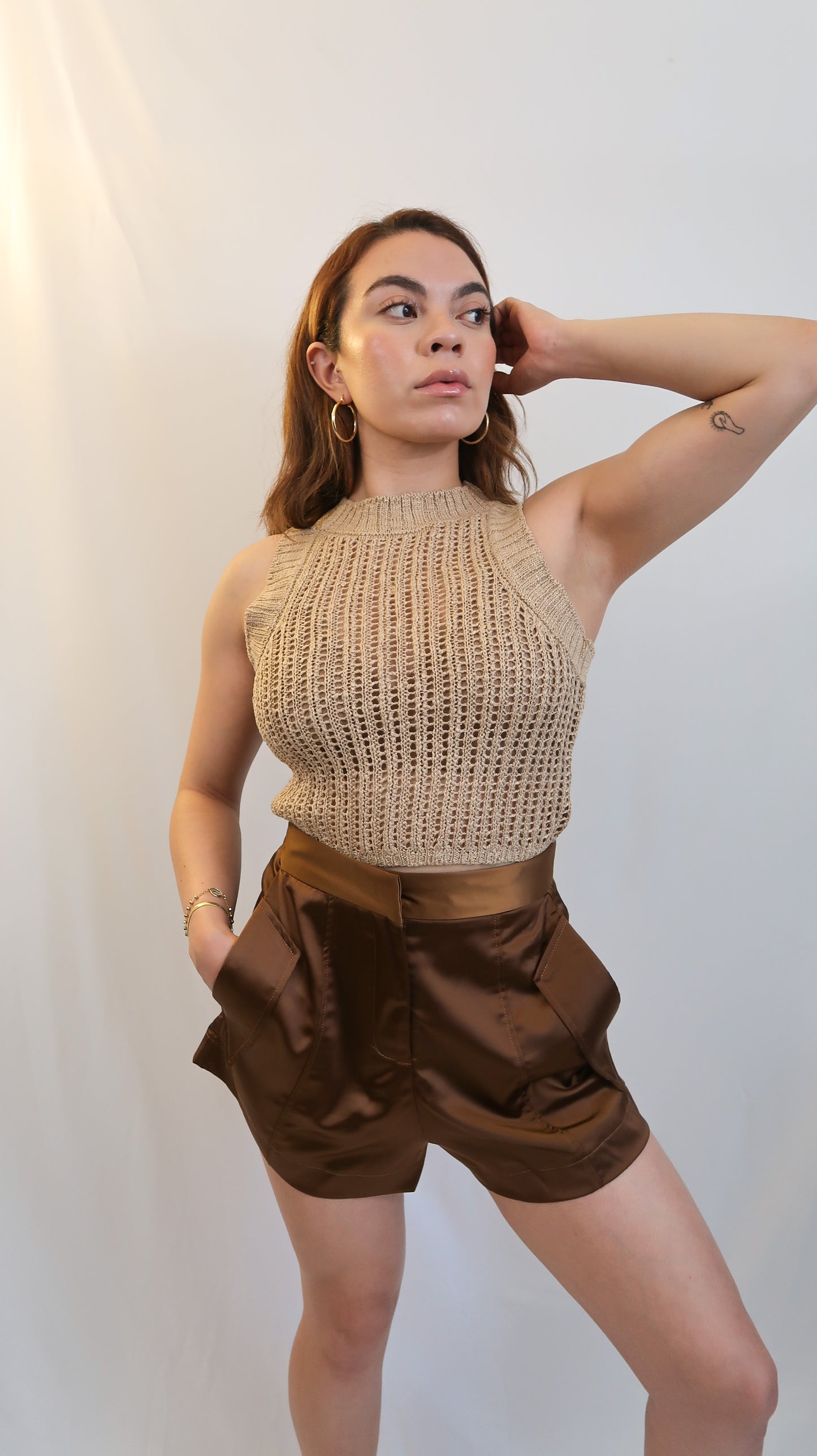 Kona Coffee Sweater Tank Top