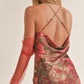 Life of the Party Cowl Back Midi Dress