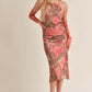 Life of the Party Cowl Back Midi Dress
