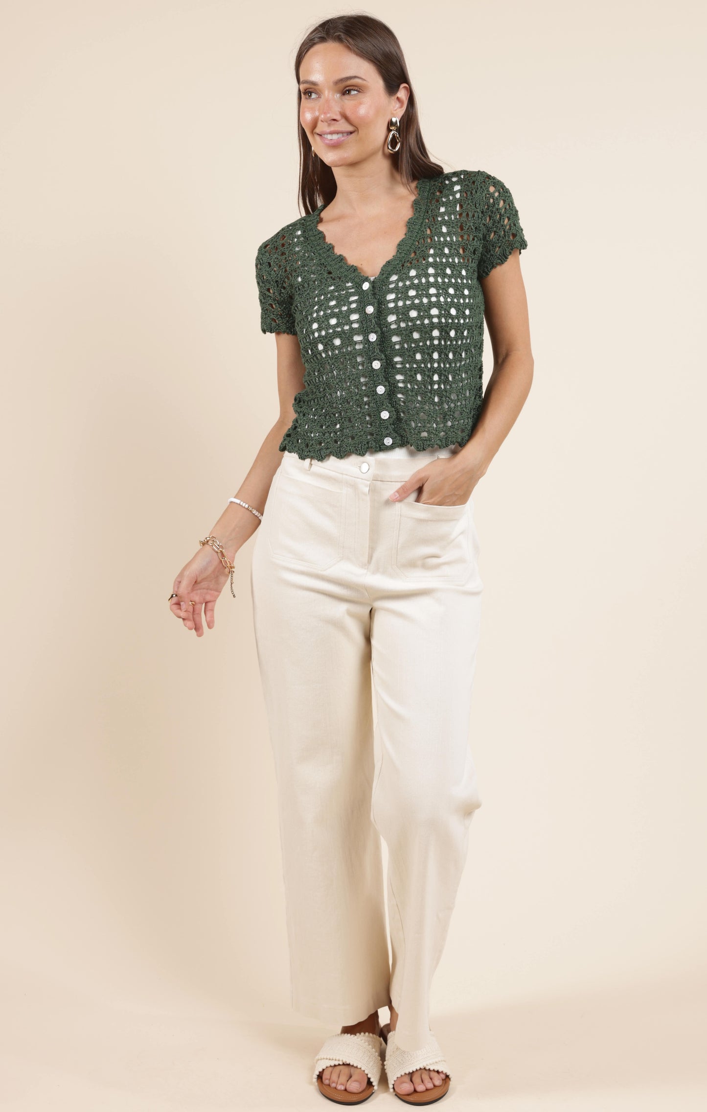 Mercer Crochet Top