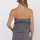 Cheeky Side Tie Tube Top