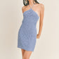 Beloved Pointelle Halter Mini Dress