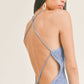 Beloved Pointelle Halter Mini Dress