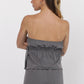 Cheeky Side Tie Tube Top