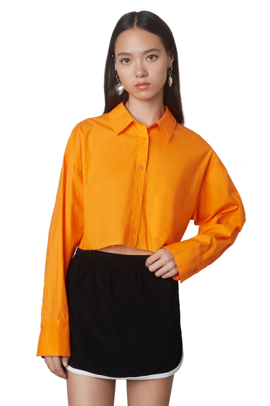 Austin Shirt in Tangerine