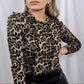 Dasher Leopard Ruffle Top
