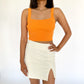 Standing Here Side Slit Mini Skirt
