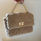 Faux Fur Quilted Purse
