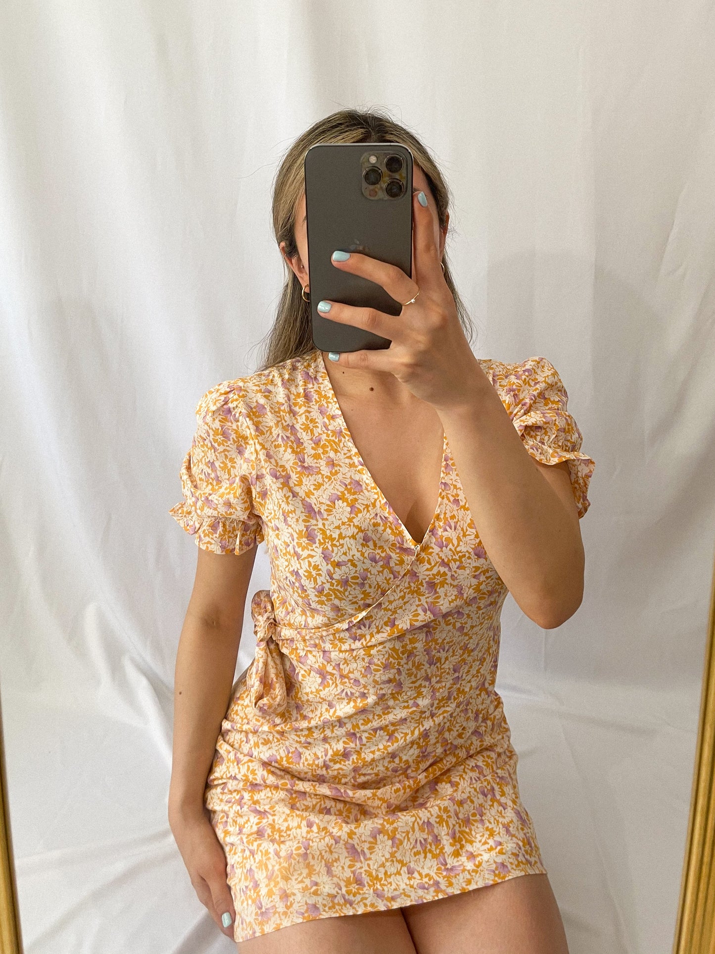Goldie Floral Wrap Dress