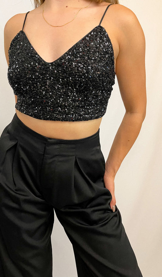La Vie Sequin Cami Top