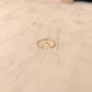 'U' Curve Ring