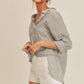 Balmy Breeze Scoop Back Linen Shirt