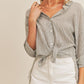 Balmy Breeze Scoop Back Linen Shirt